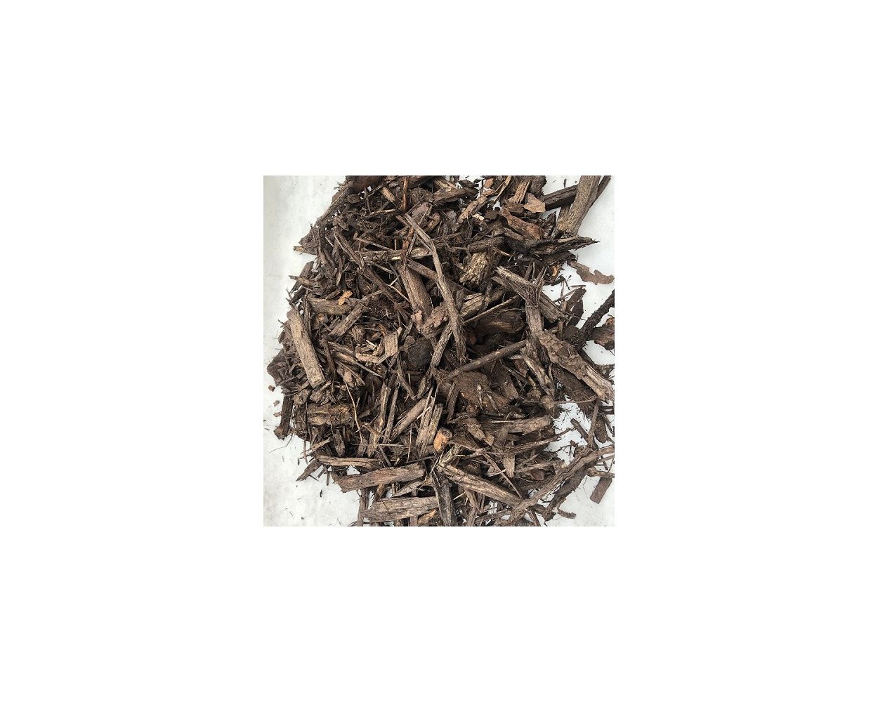 DYED BROWN MULCH BULK